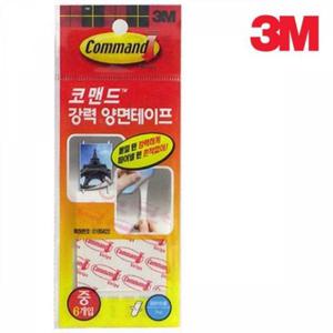 투명 3M 코맨드 양면테이프 소형 10매입 17024S