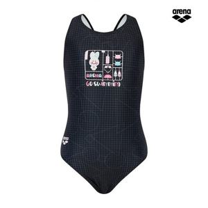 아레나 토이랜드 아동 원피스 U백 A5SG1GO01 BLK
