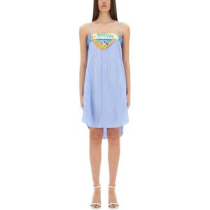 모스키노 컬러풀 패치워크 코튼 원피스 04683725 1303