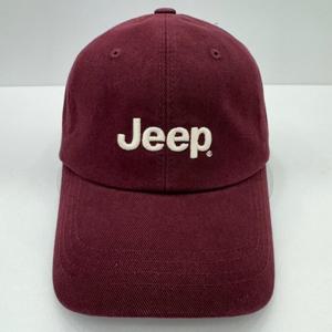 [지프]JQ0GCU091 버건디 25년 클래식 미듐 지프 자수 볼캡 야구