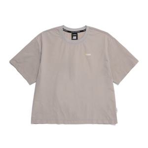 내셔널지오그래픽 N252WTS190 여성 프로즌에어 세미크롭 반팔티셔츠 GREY