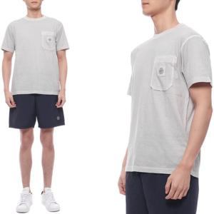 [스톤아일랜드] 25SS 남성 로고 패치 포켓 반팔티셔츠 (K1S152100219 S0057 V0161 25S)
