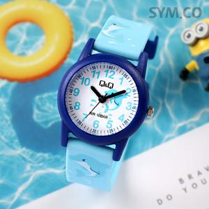 큐앤큐 V22A-014VY 학습에 좋은 돌고래 캐릭터 어린이 아동 우레