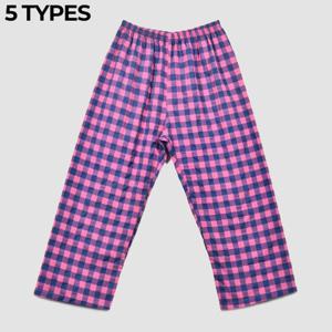 순면 여성 체크 파자마