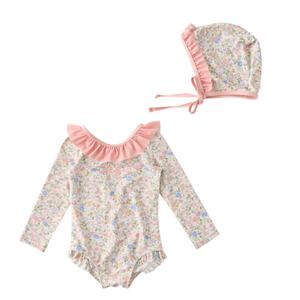 밍크뮤 (OR)끌레르플라워수영복(3531462102)선물 유아동의류 0 6세원피스수영복