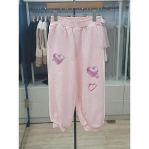 컬리수 세이브존04 핑크하트스웨트팬츠 C251PT201P