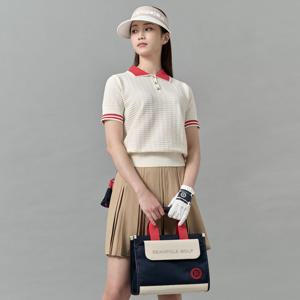 [빈폴골프ACC] (BE52D4A04R) 여성 벨 스퀘어 카트백 - 네이비