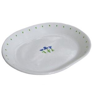 코렐 리틀 블루 타원접시(대)31cm 플레이팅 디저트 식기 주방식기 주방접시 부엌접시 심플한접시 심플접시