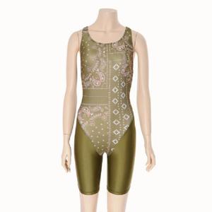 [레노마수영복]여성 X-BACK 3부 반신 수영복LF2D061_KA