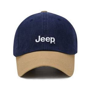 [지프]JQ1GCU201 네이비 곰와펜 빈티지 배색 볼캡 야구모자_SC
