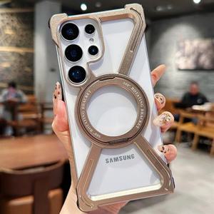 갤럭시S24울트라 맥세이프 링 브래킷 방열 프레임리스 케이스