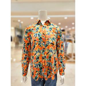 [르니앤맥코이(여성)]카라넥 플라워 패턴 블라우스 MM05BL508HJZ