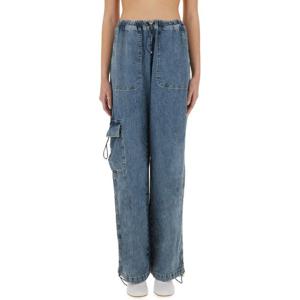 모스키노 와이드 카고 데님 진 03203721 1294