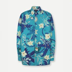 [예작(셔츠)]슬림핏 면 100 빅프린트 셔츠 (YJESUA570)