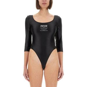 베르사체 그래픽 프린트 스쿱 네크라인 바디수트 78HAM2A1 J022