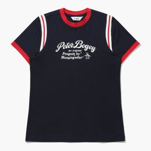 [먼싱웨어]여성 피터보기 스테디 반팔티셔츠 다크네이비(MQ222PTS44)