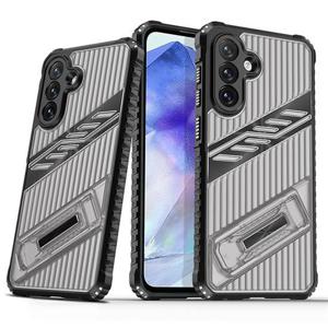 갤럭시퀀텀5 A55 5G 풀커버 범퍼 킥스탠드 반투명 젤하드 케이스