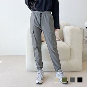 테이스 여자 스판 카고 조거 바지 OD-220984