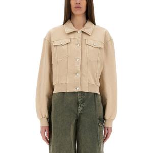 모스키노 버튼 클로저 크롭 데님 재킷 05043730 1081