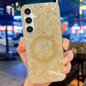 갤럭시A14 4G 5G 맥세이프 럭셔리 글리터 펄 심플 젤리 케이스