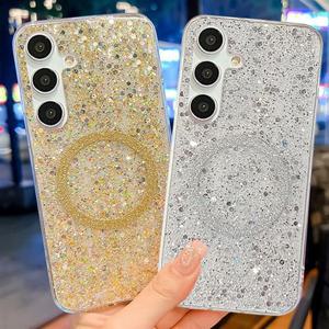 갤럭시퀀텀5 A55 5G 맥세이프 럭셔리 글리터 펄 심플 젤리케이스