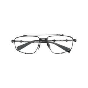 Balmain Eyewear 클리어 렌즈 로고 장식 안경 BPX142B
