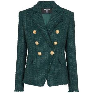 발망 더블 브레스티드 트위드 재킷 BF1SG165XF91