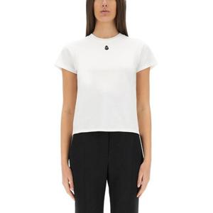 알렉산더맥퀸 화이트 스컬 자수 티셔츠 819193 QLAEH9000