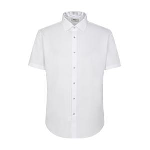 [레노마(셔츠)][롯데 청량리점]아이스풀 사선도비 솔리드 반소매 슬림핏셔츠 RPUSL1321WH