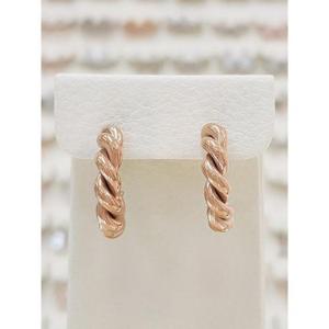 볼라레 세이브존01 엘리자베스 써지컬 꽈배기 링귀걸이 sse841