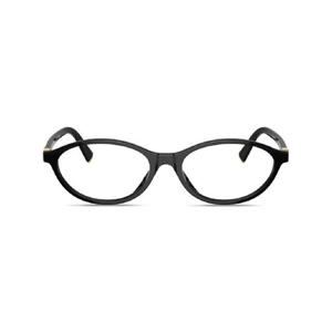 미우미우 로고 장식 타원형 프레임 안경 MU09XS06U5S0