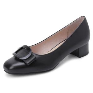 금강제화 르느와르 여성 RENPUC6103G1X 리본 펌프스 여성구두 양가죽 3.5cm