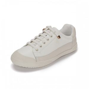 [무크] 여성 로우탑 슬림 스니커즈 아이보리 블랙 422385