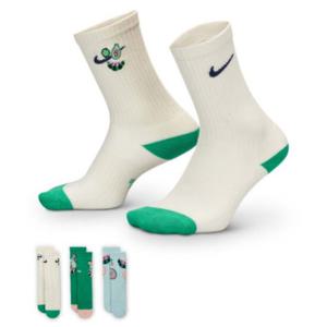 나이키양말 WQS HM6946-901 에브리데이 플러스 키즈 쿠션 크루 삭스(3켤레)