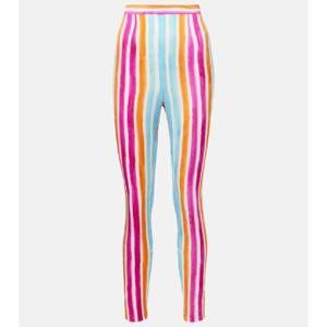 돌체앤가바나 스트라이프 실크 블렌드 레깅스 P01061369