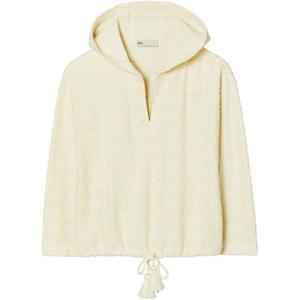 토리버치 후드 티셔츠 167180 105 Ivory