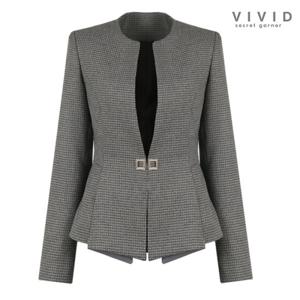 [비비드 시크릿가너]VIVID 여성 모던 노카라 정장자켓