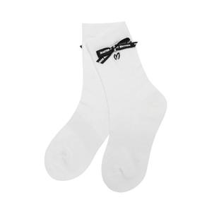 [마스터바니에디션] 여성 논슬립 와플조직 리본 중목 양말(421E1SC102)