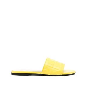 25 FW N21 엠보스드 로고 가죽 슬라이더 샌들 23ECPXNV15010 TP432449416