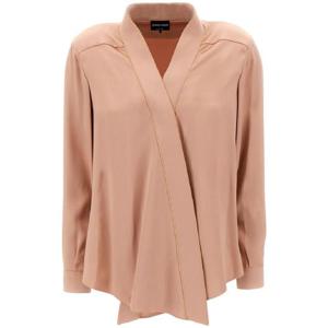 25 FW 조르지오아르마니 실크 블라우스 3WHCC085T02AT TP432500069