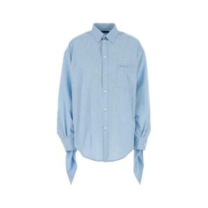 발렌시아가 셔츠 830990 TSO253965 BABY BLUE