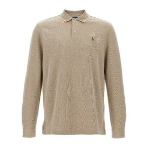 랄프로렌 프론트 로고 자수 플리스 코튼 폴로 셔츠 710970681 0