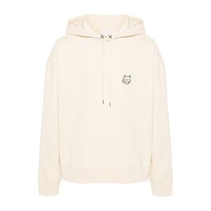 메종키츠네 폭스헤드 패치 후드티 페이퍼 LM00705KM0001 P205