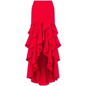 모스키노 티어드 비대칭 스커트 J01045424