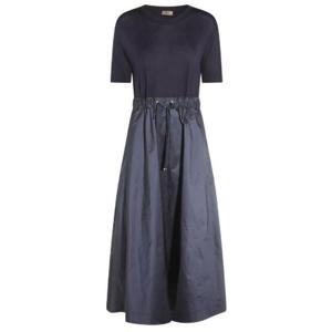 Herno 드로스트링 웨이스트 미디 드레스 AB000032D52056 9200 TP935270293