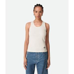 보테가베네타 민소매 티셔츠 799592 V3Z609071 WHITE