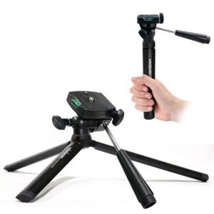 아트박스/본젠 KM-835 미니 셀카스틱 삼각대 + VD-603 모바일 3w