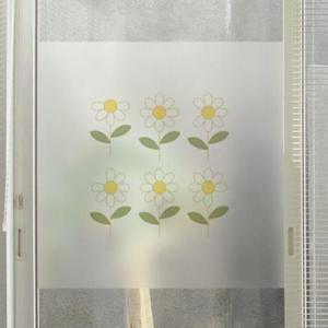 아트박스/꾸밈 gb402_m-무점착유리시트_포인트꽃패턴_글라스시트