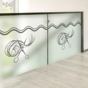 아트박스/꾸밈 gb410_m-무점착유리시트_물결헤어컷패턴_글라스시