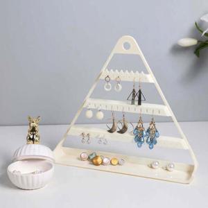아트박스/위드마켓 블링 3단 귀걸이 진열대 행거(아이보리)